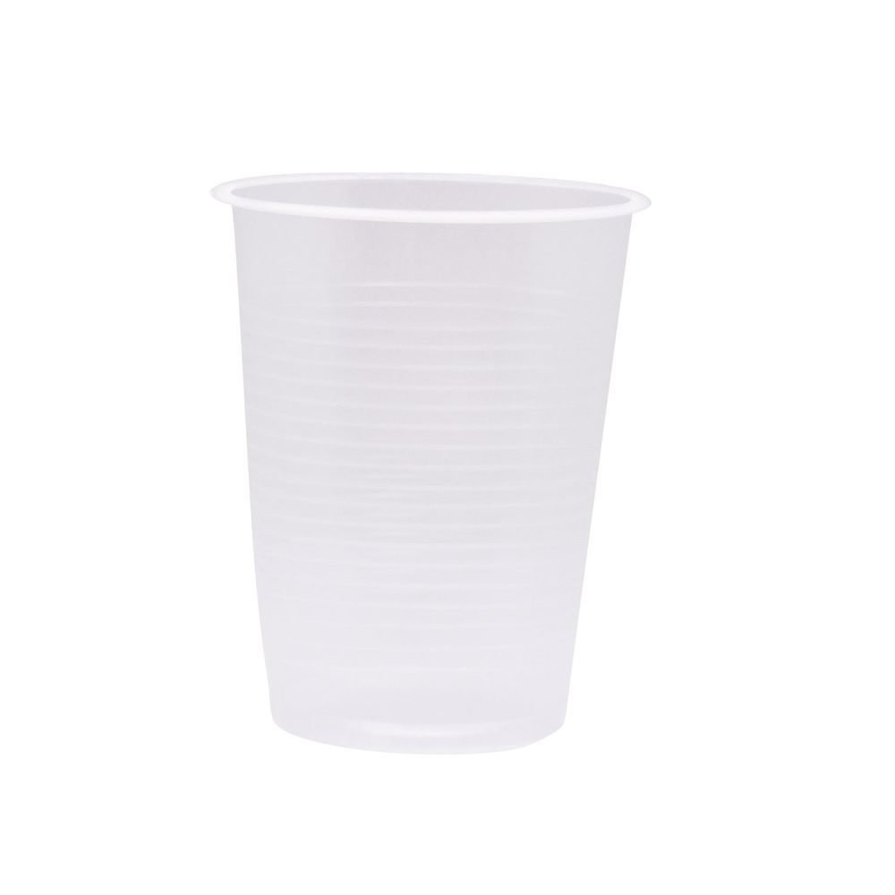Vasos Plasticos Color Blanco 200  Cc 25 Unidades Big Party