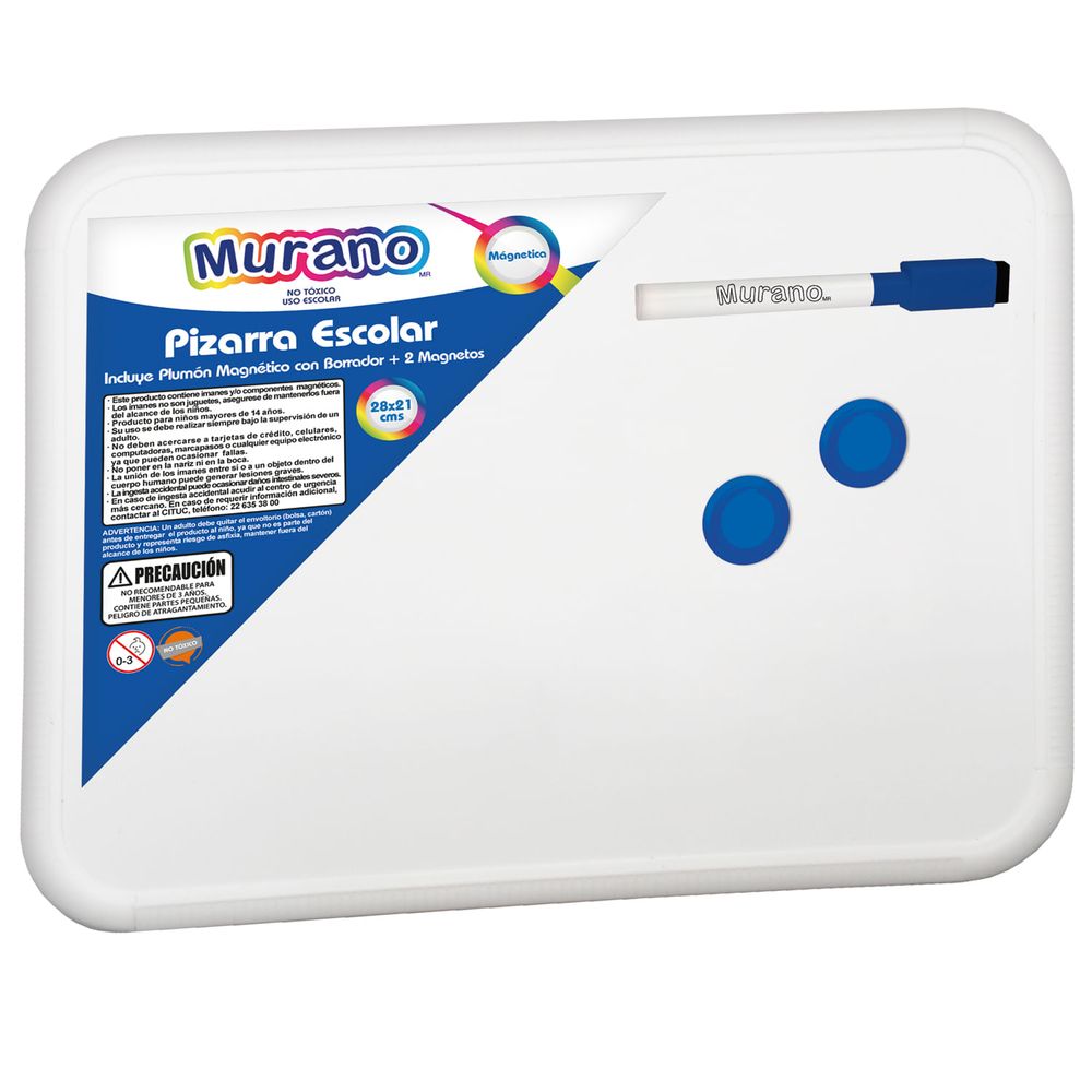 Pizarra Magnetica Escolar 28 X 21 Cms Murano