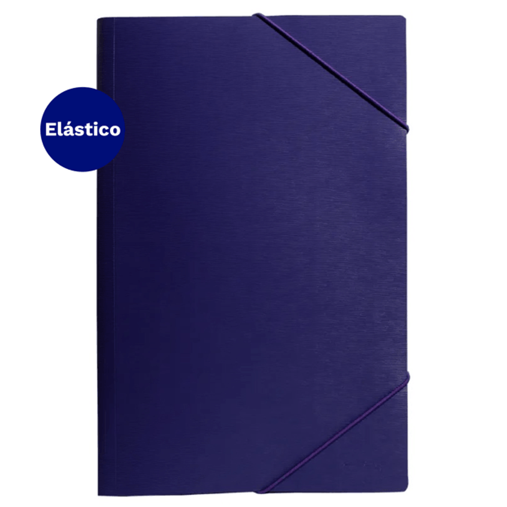 Carpeta  Porta Documentos  Con  Elastico Oficio  Morado Lavoro