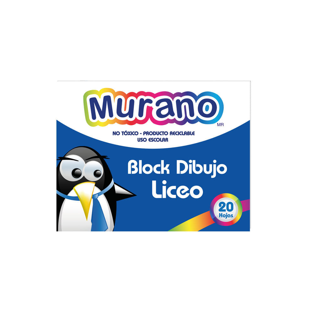 Block Dibujo Liceo 60 20 Hojas Murano