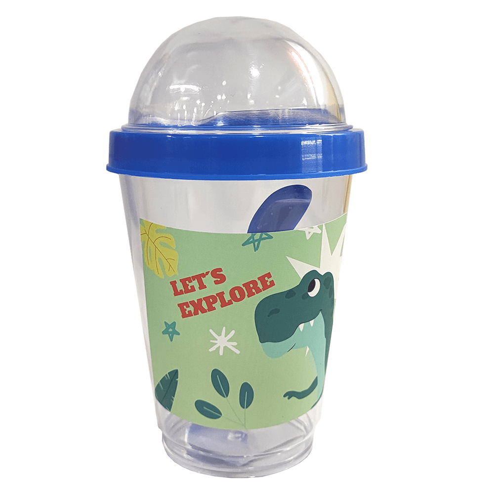 Vaso Para Yogurt 300 Ml Con Cuchara Di-Hogar
