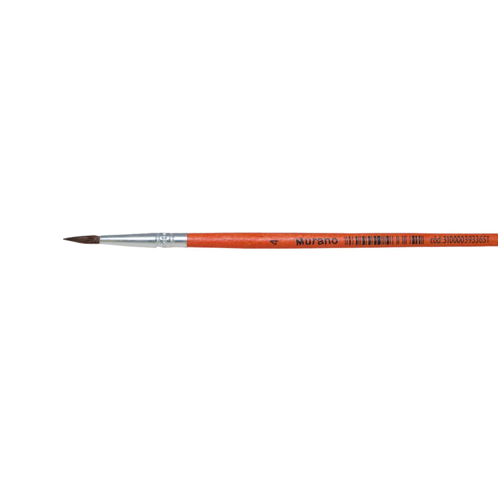 Pincel Pelo Camello Mango Madera N°4  Murano