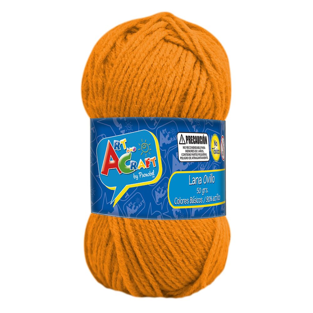 Ovillo Lana 50 Gramos Colores Basicos Art & Craft