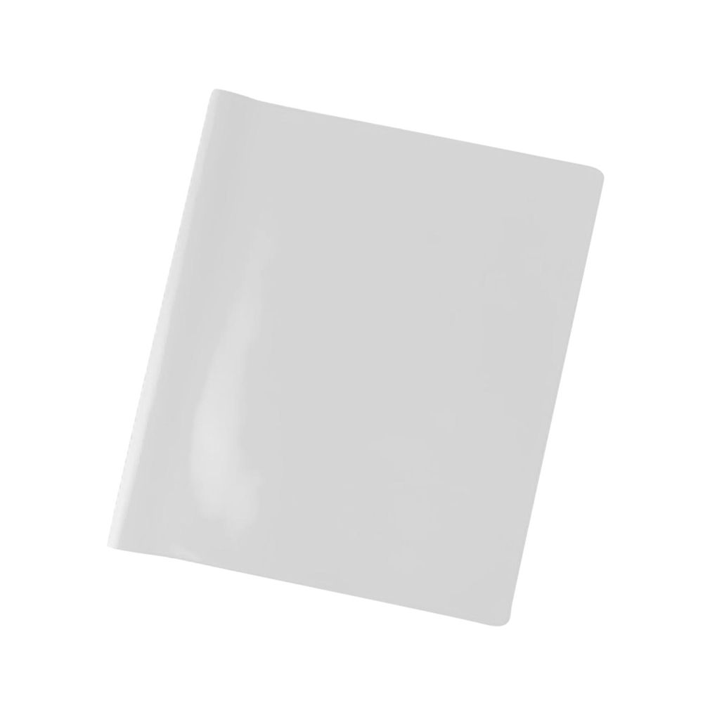 Forro  Cuaderno College Blanco Plastico Murano