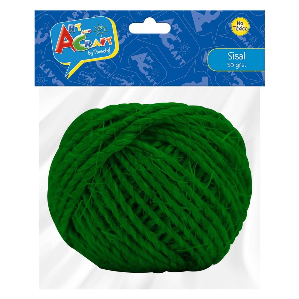 Sisal 50 Gramos Colores Surtidos Art & Craft