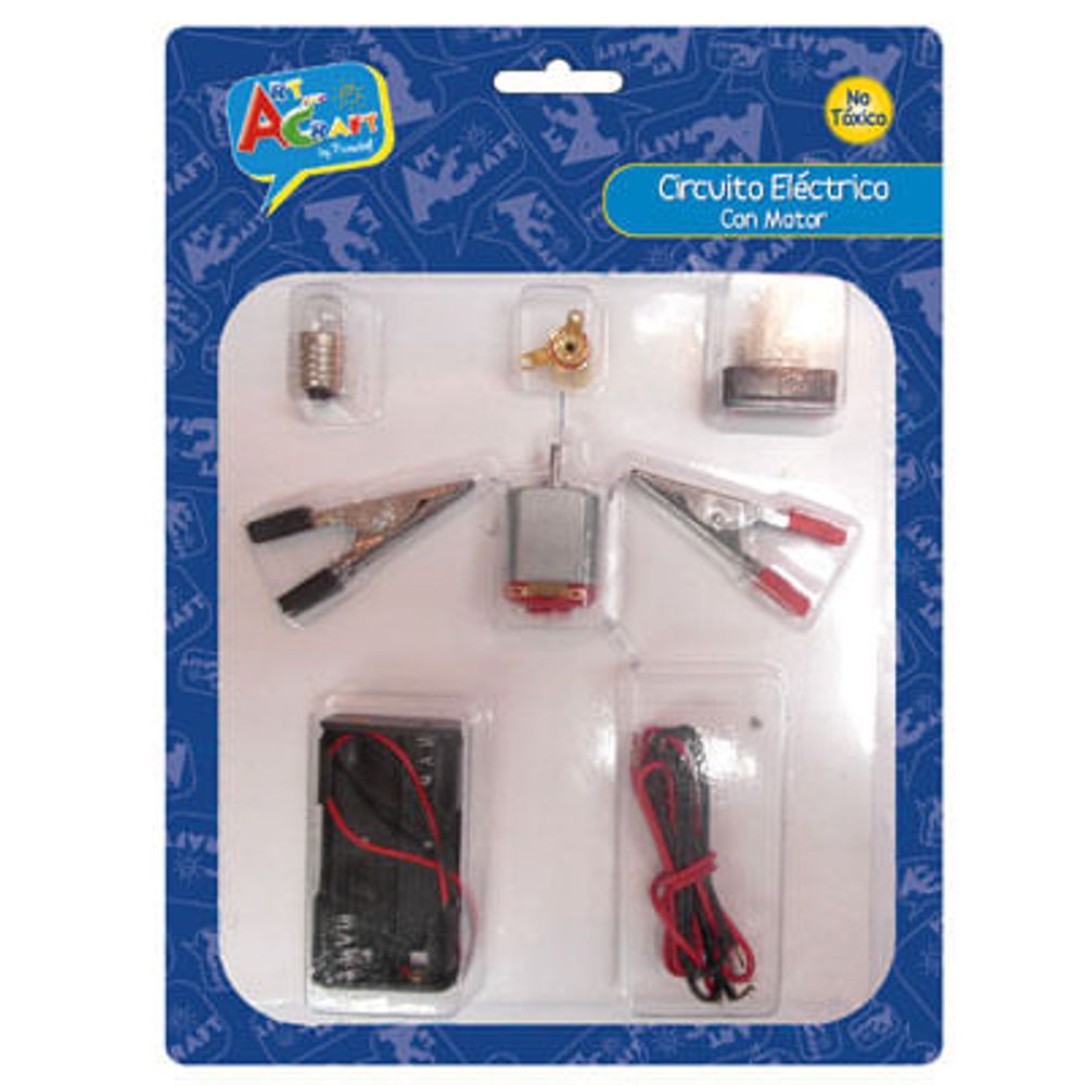 Circuito Electrico Con  Motor Art & Craft