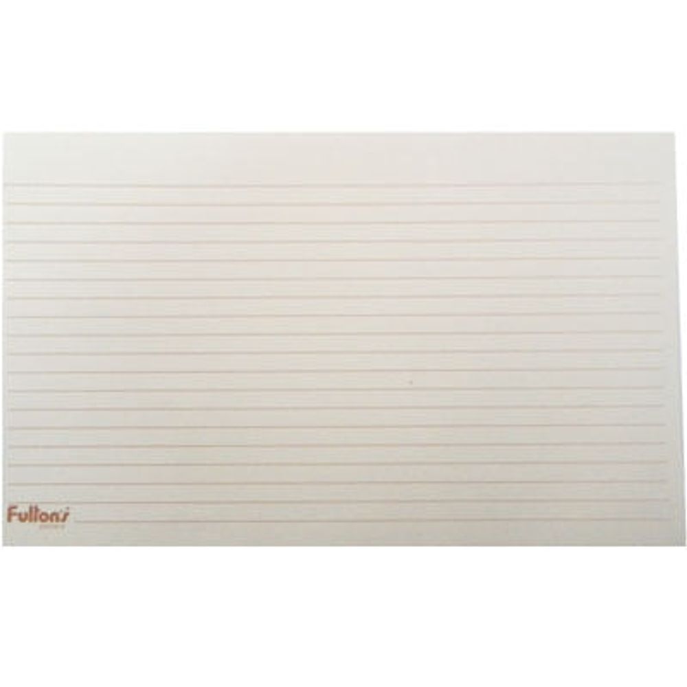 Tarjeta Kardex Rayadas 4 X 6 25 Unidades Fultons