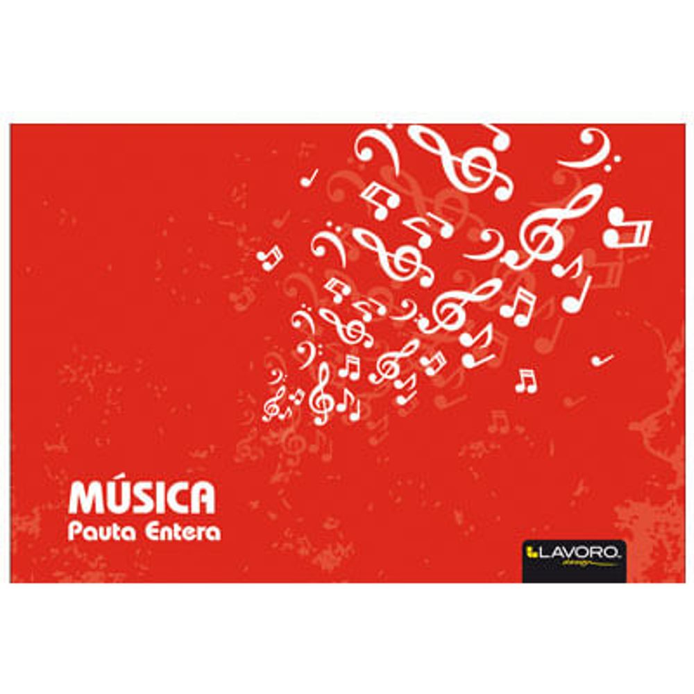 Cuaderno Musica Pauta Entera 10 Hojas Lavoro