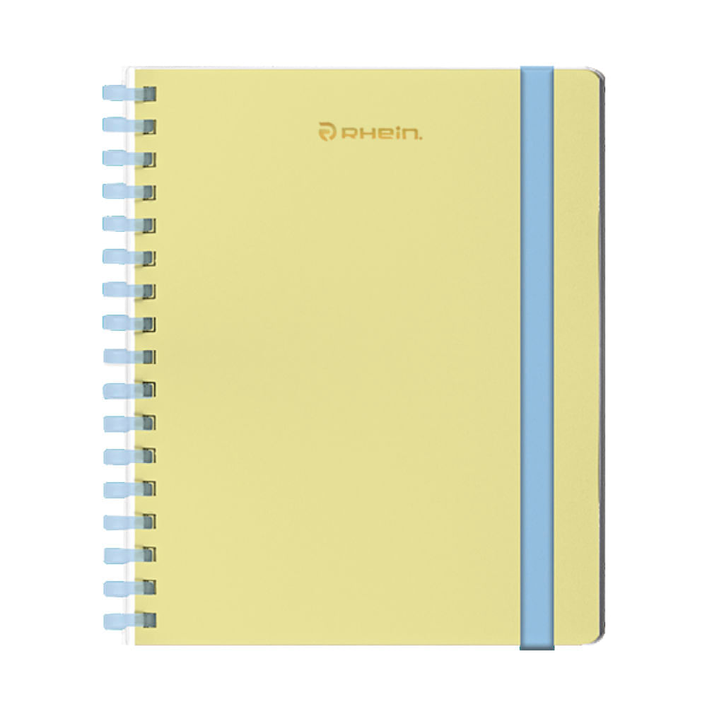 Cuaderno Universitario Soft Premiun Espiral Soft Tapa Polipropileno 100 Hojas Cuadros 7Mm Rhein