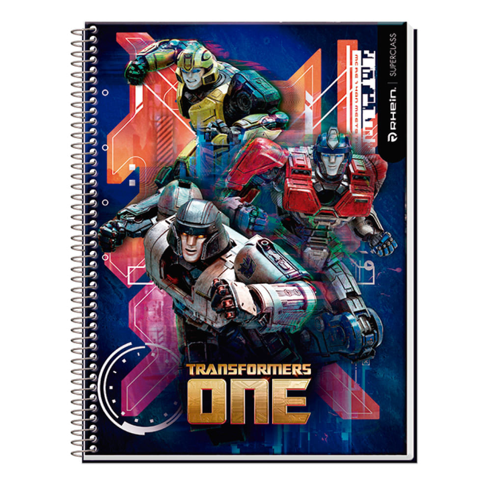 Cuaderno Universitario Transformers 100 Hojas Cuadros 7Mm Diseño 1 Rhein