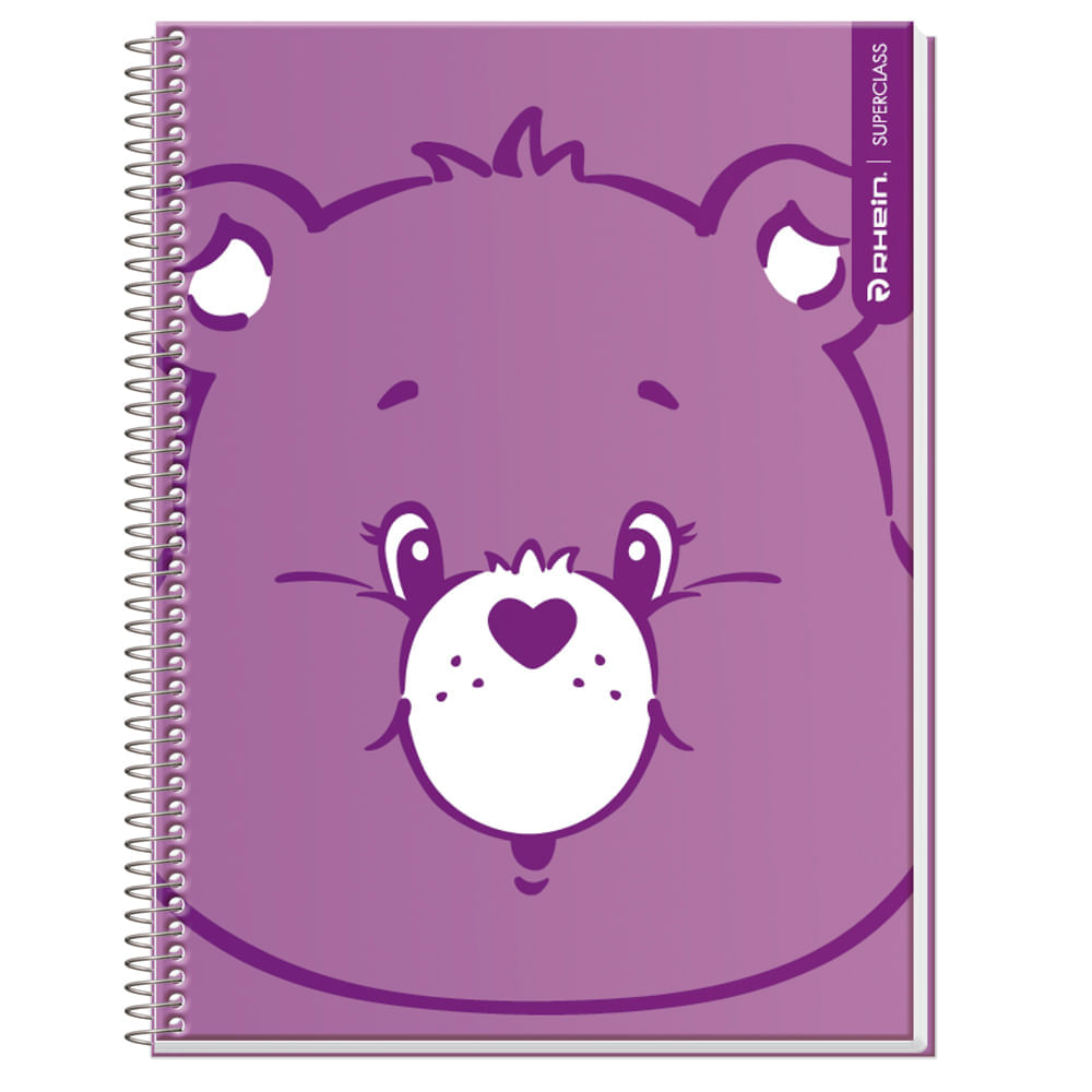 Cuaderno Especial Super Class Carta Care Bears 120 Hojas Cuadros 7 Mm 70 Gr Rhein