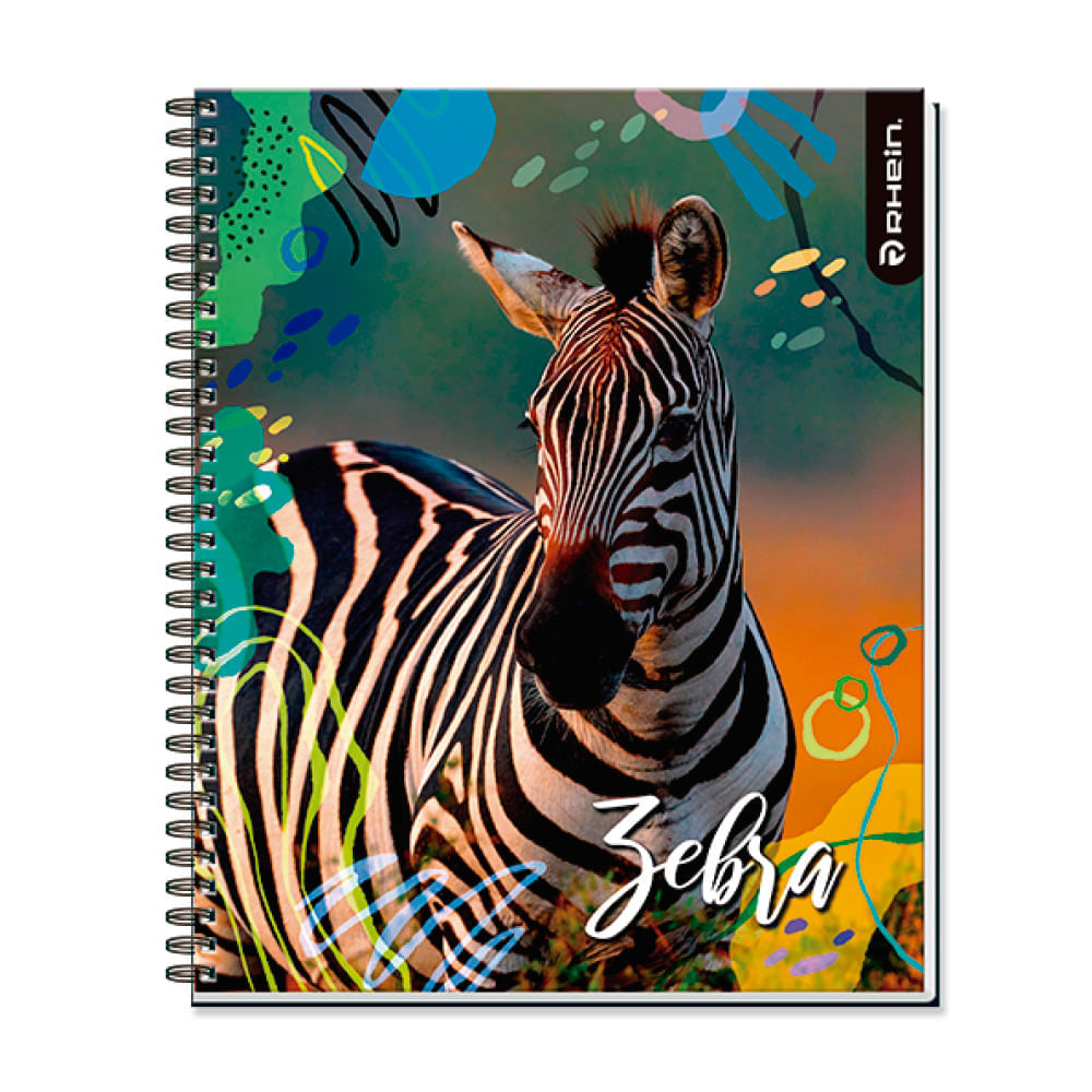 Cuaderno Universitario Wild Life 100 Hojas Cuadros 7 Mm Diseño 4 Rhein